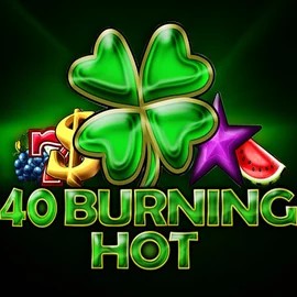 40 Burning Hot slot logo by Amusnet Interactive at Polestar Casino
