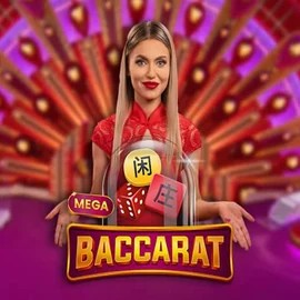 Mega Baccarat by Pragmatic Play, showcased at polestar-casinos.es – game logo