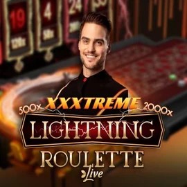 XXXtreme Lightning Roulette logo – Live Casino by Evolution at Polestar Casino